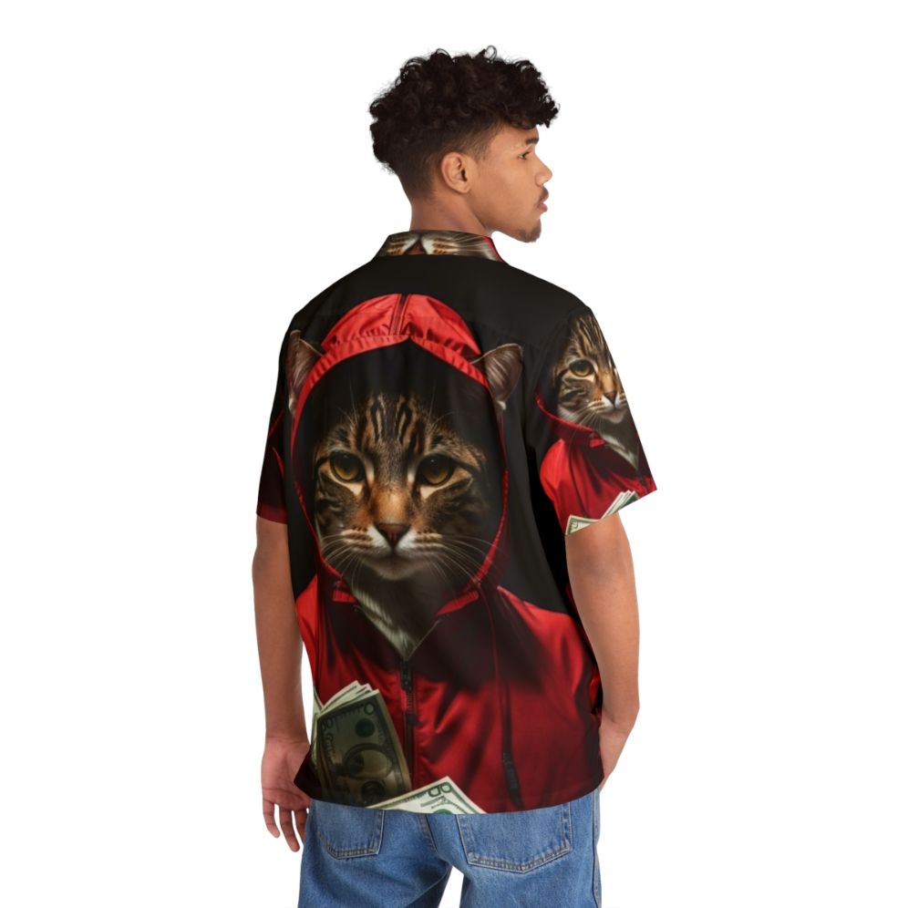 Money Heist La Casa De Papel Cat Hawaiian Shirt - People Back