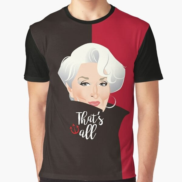 Meryl Streep as Miranda Priestly in the movie 'The Devil Wears Prada' graphic t-shirt