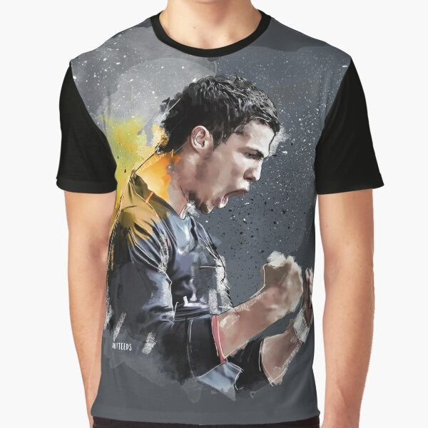 Cristiano Ronaldo Football Graphic T-Shirt