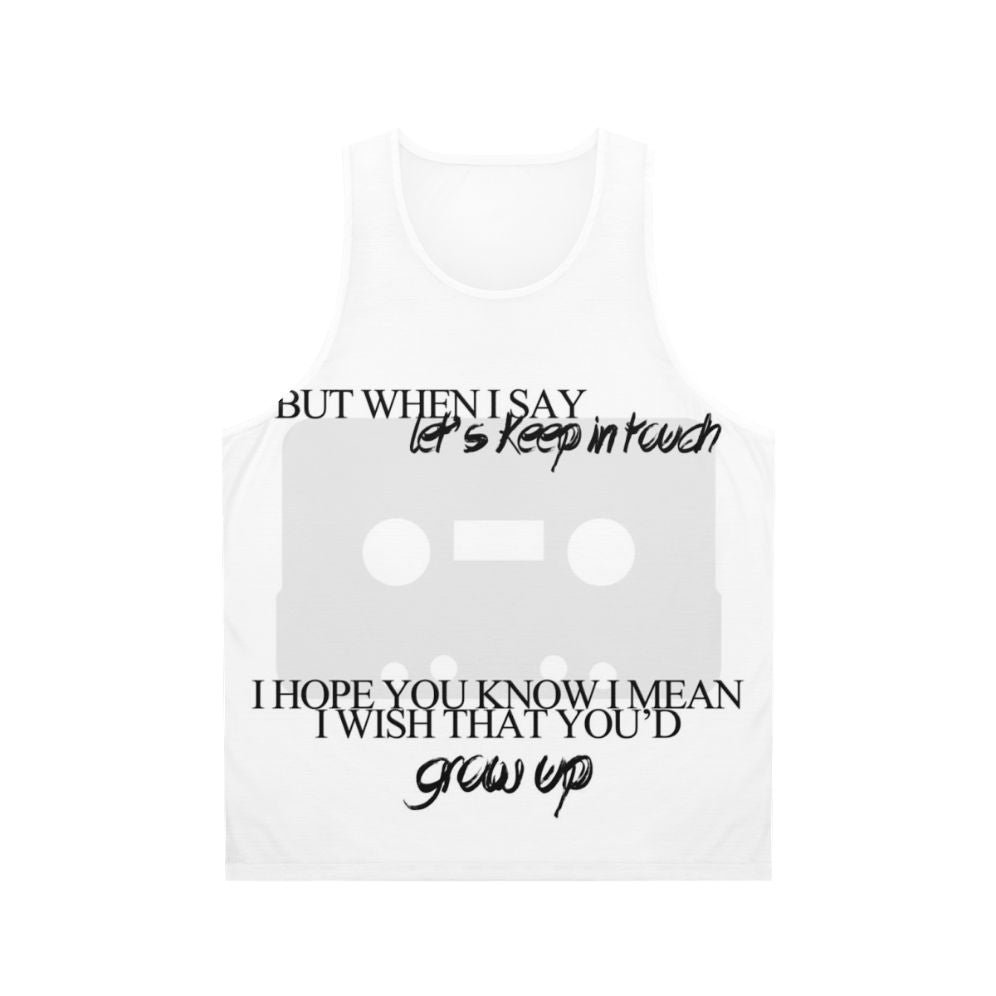 "Let's Keep In Touch" Unisex Band Graphic Tank Top