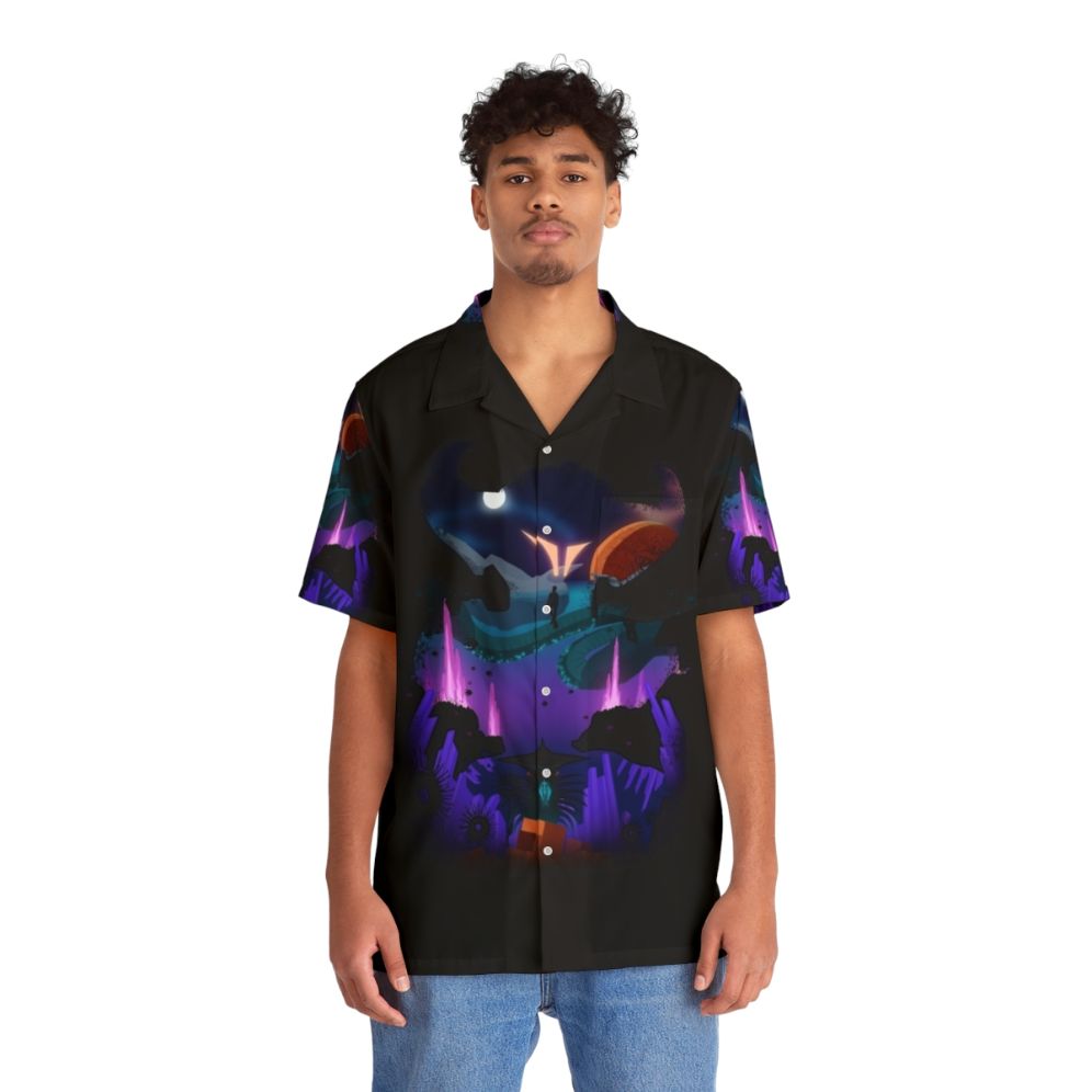 Subnautica Below Zero Layers Hawaiian Shirt - People Front