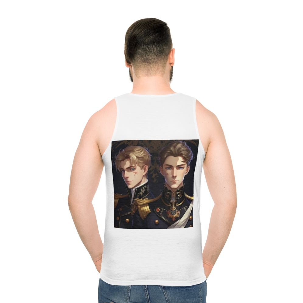 Unisex 'Wilhelm and Simon' Tank Top - men back