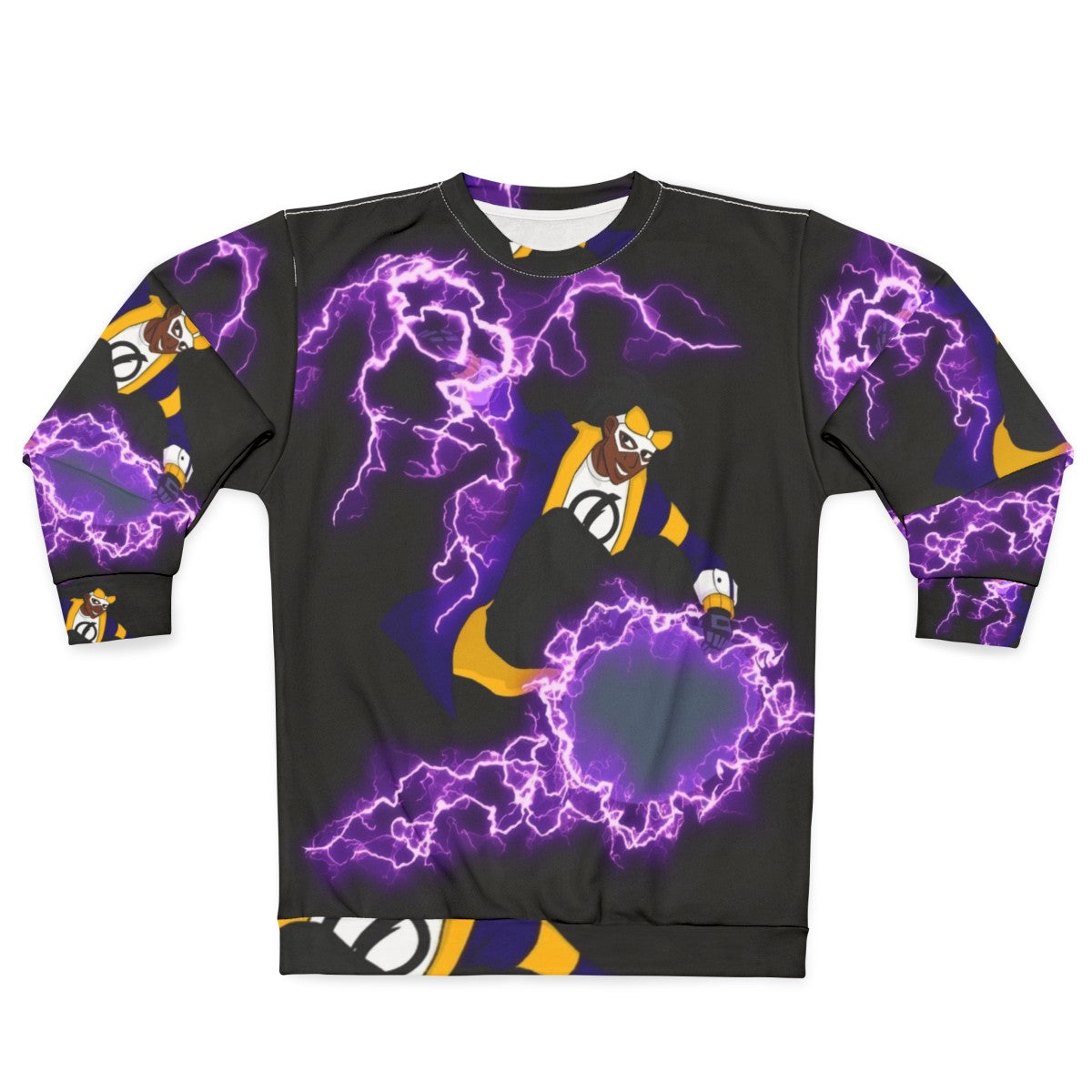 Static Shock superhero graphic sweatshirt