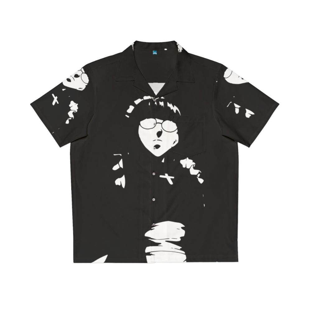 Black Lagoon Roberta Anime-Inspired Dark Minimal Hawaiian Shirt