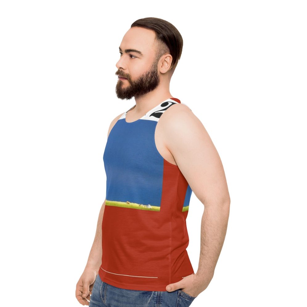 Earth unisex alternative tank top - men side