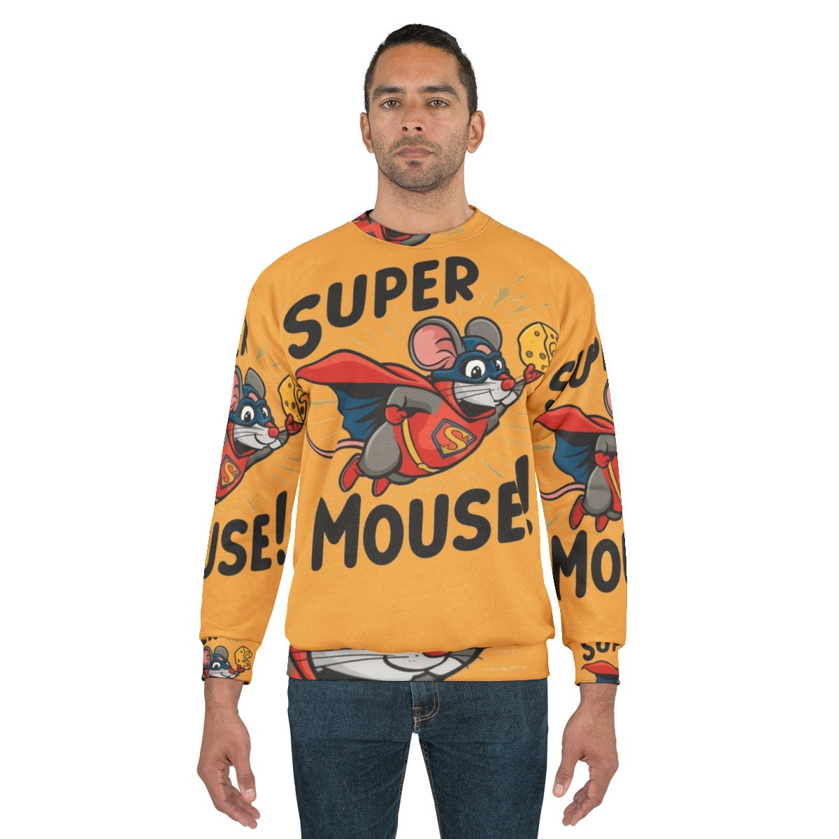 Super Mouse Superhero Graphic Sweatshirt - men