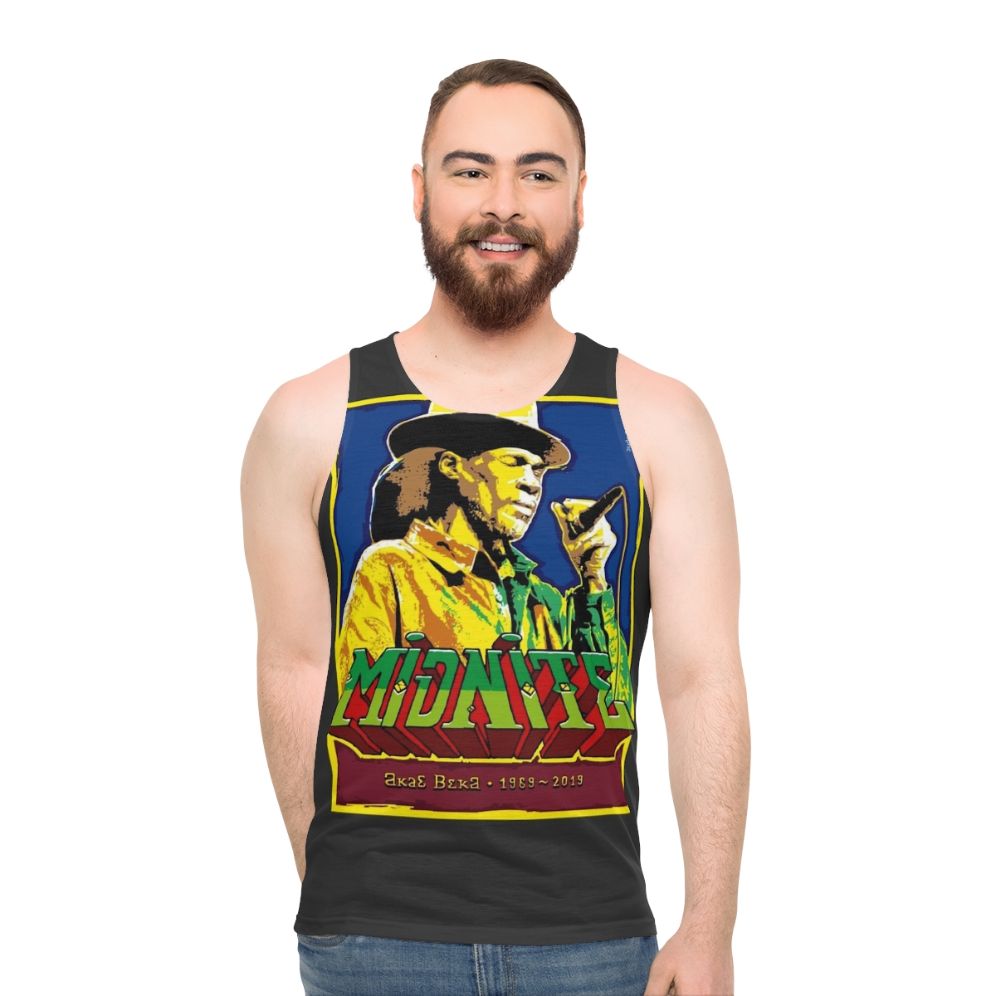 Unisex Reggae Midnite Tribute Tank Top - men