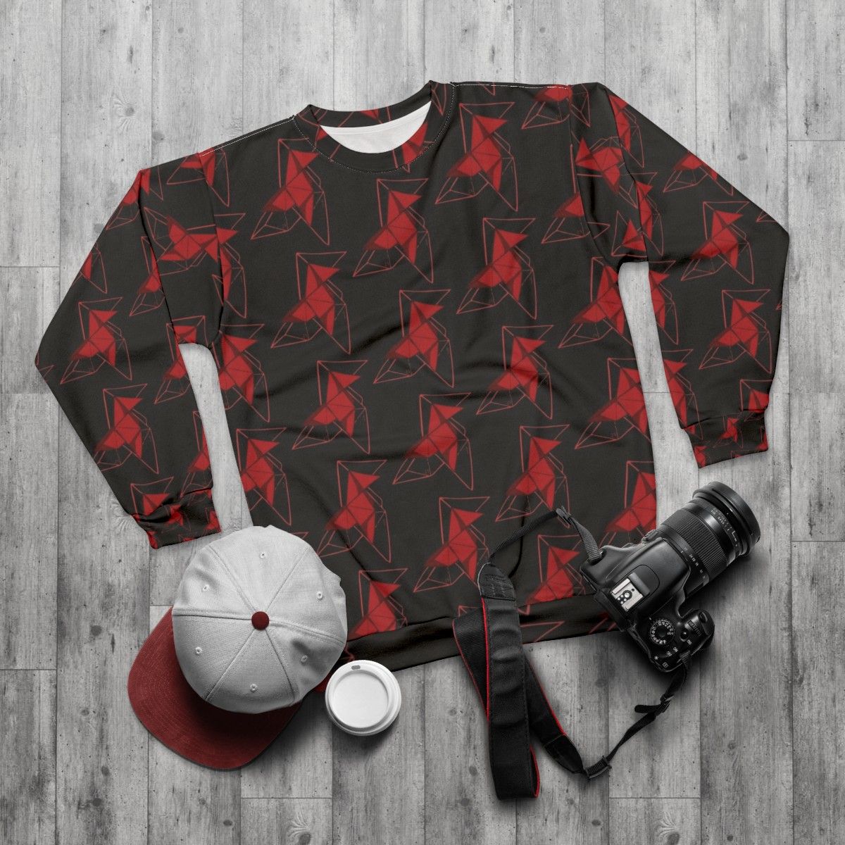 Money Heist Origami Bird Sweatshirt - flat lay