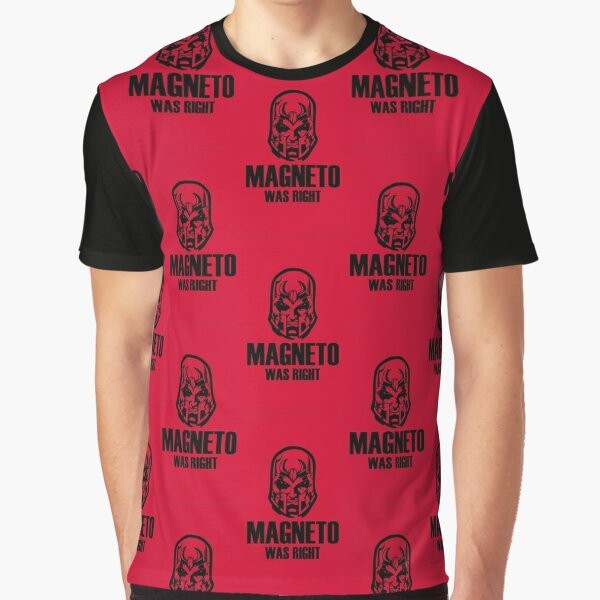 Magneto Was Right Marvel Graphic T-Shirt featuring the iconic X-Men villain