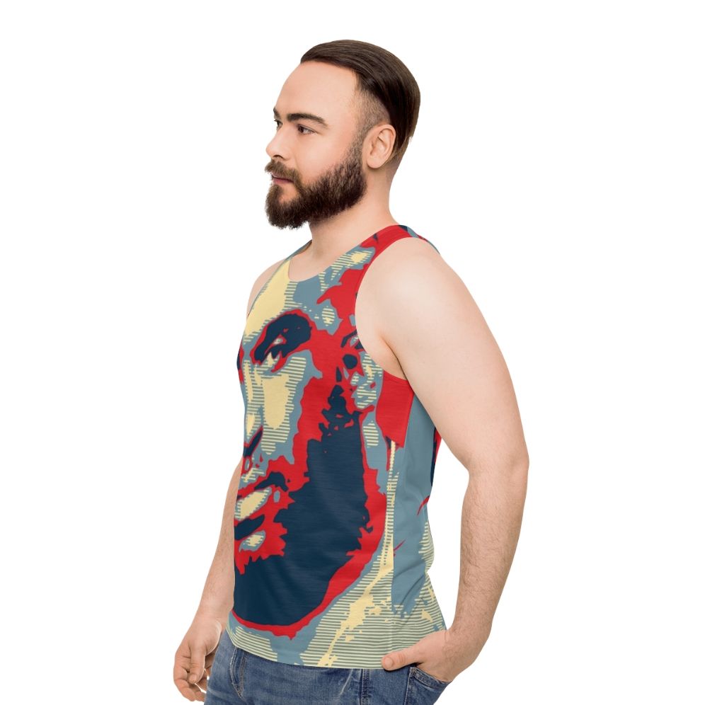 Unisex tank top in a casual design - men side