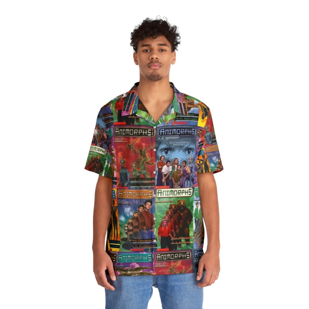 Animorphs book covers themed Hawaiian shirt - Lifestyle