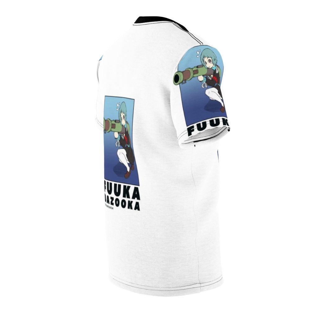 Persona-inspired t-shirt featuring Fuuka Yamagishi and her bazooka - men right