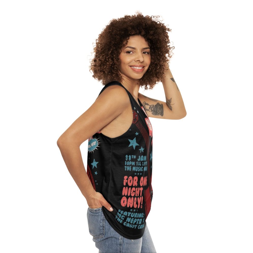 Marceline the Vampire Queen Music Poster Unisex Tank Top - women side