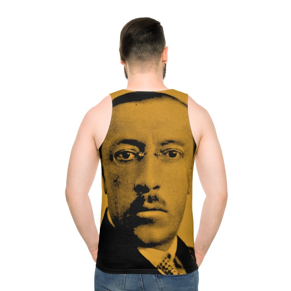 Igor Stravinsky portrait unisex tank top - men back