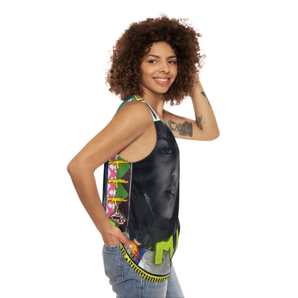 M.I.A. Arular Unisex Tank Top - women side