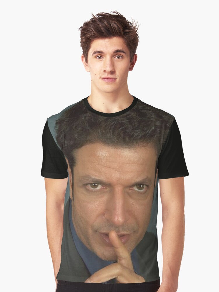 Jeff Goldblum Graphic T-Shirt - Jurassic Park Inspired - Men