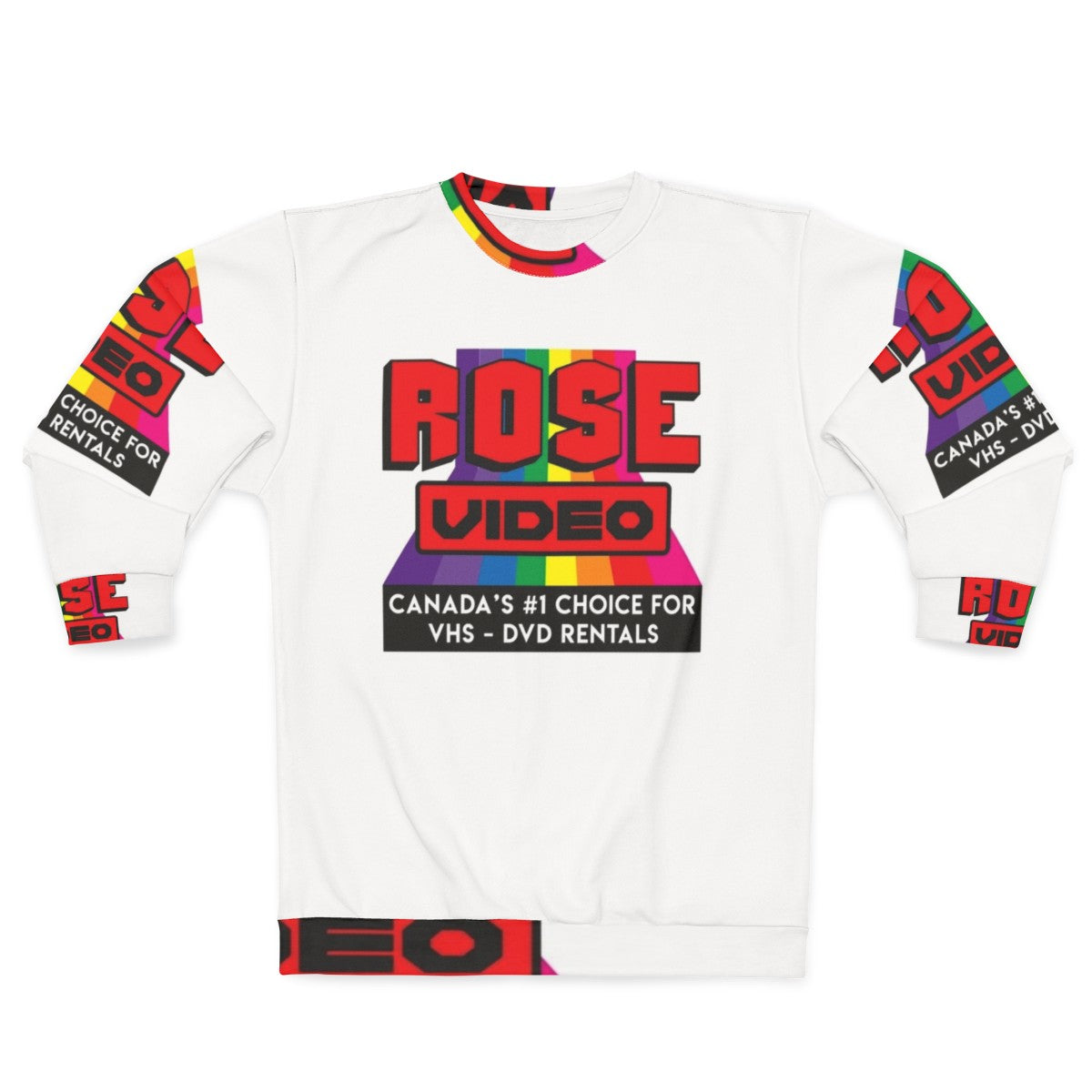 Rose Video Sweatshirt - Schitt's Creek Inspired Retro Clothing