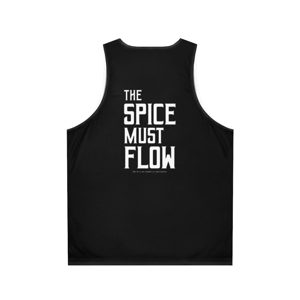 Dune The Spice Must Flow Unisex Tank Top - Back