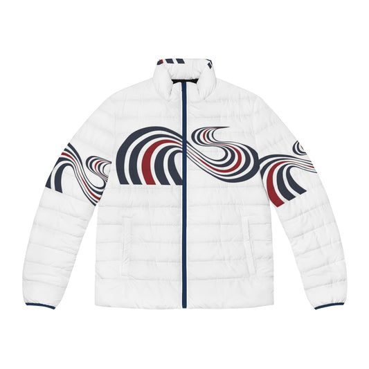 Elliott Smith Figure 8 Puffer Jacket featuring the album cover art