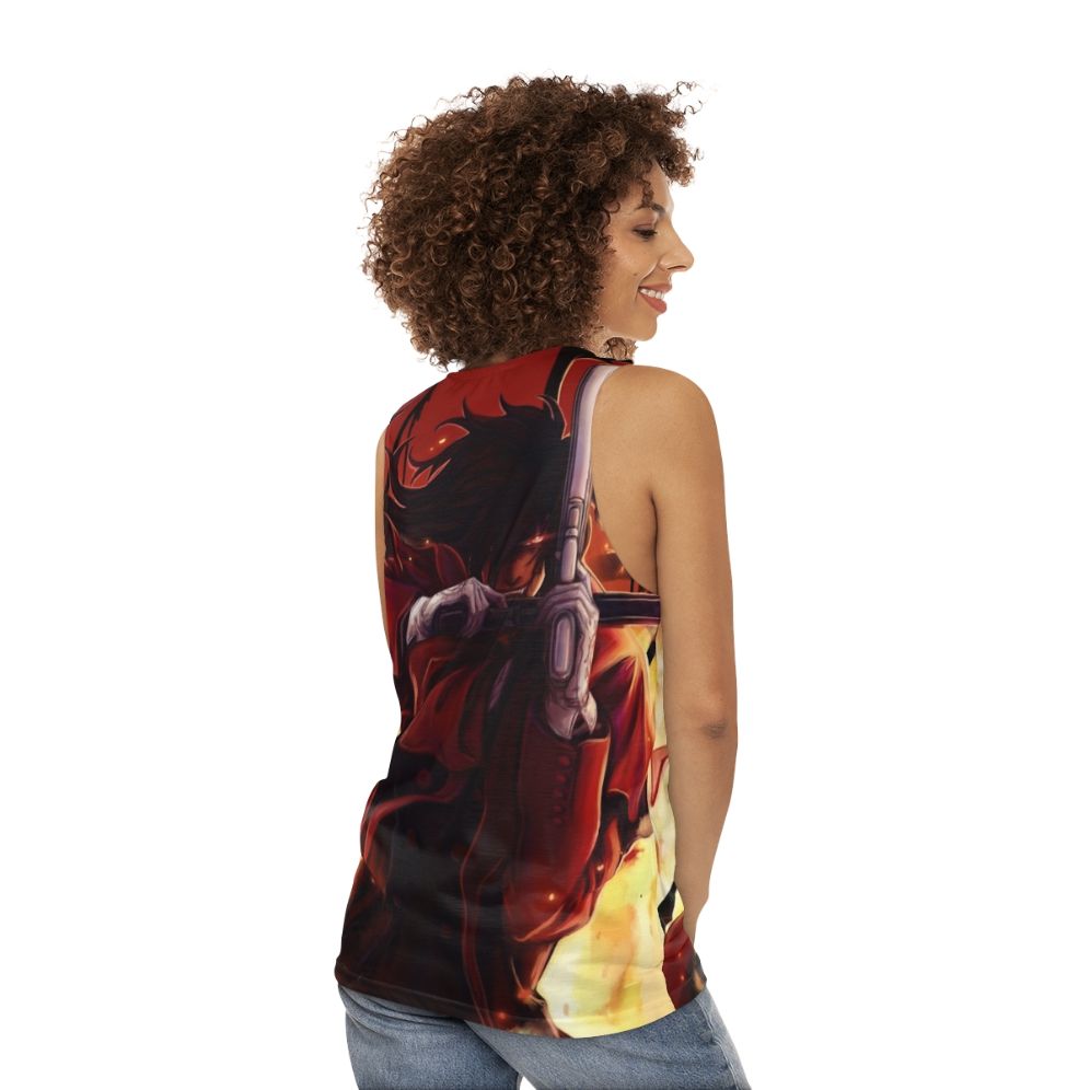 Alucard Unisex Tank Top - women back