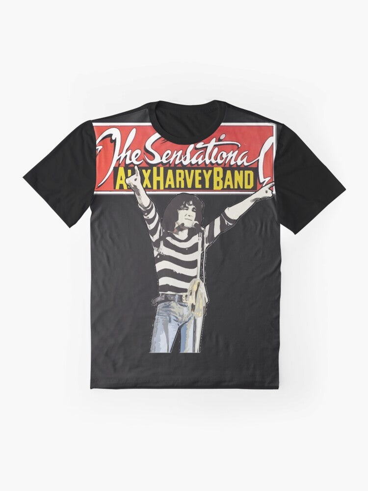 The Sensational Alex Harvey Band Classic Graphic T-Shirt - Flat lay