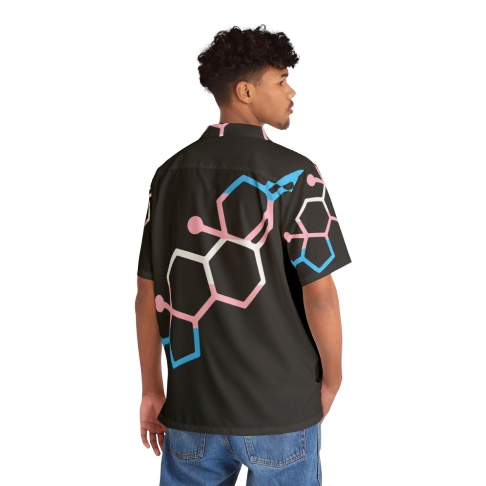 Testosterone Chemical Bond Hawaiian Shirt for LGBTQ+ Pride - People Back