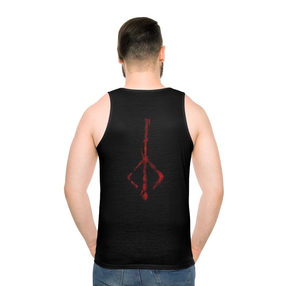 Hunter's Beast Unisex Tank Top - Bloodborne, Dark Souls Inspired - men back