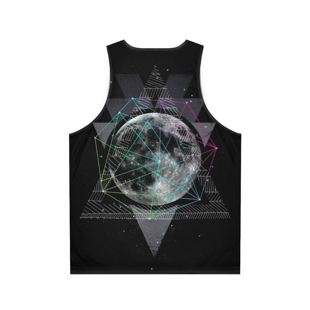 Cosmic Moon Unisex Tank Top - Back