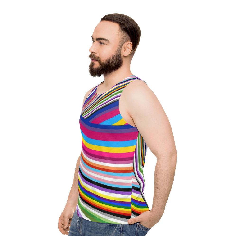 Unisex Pride Flags Tank Top - men side