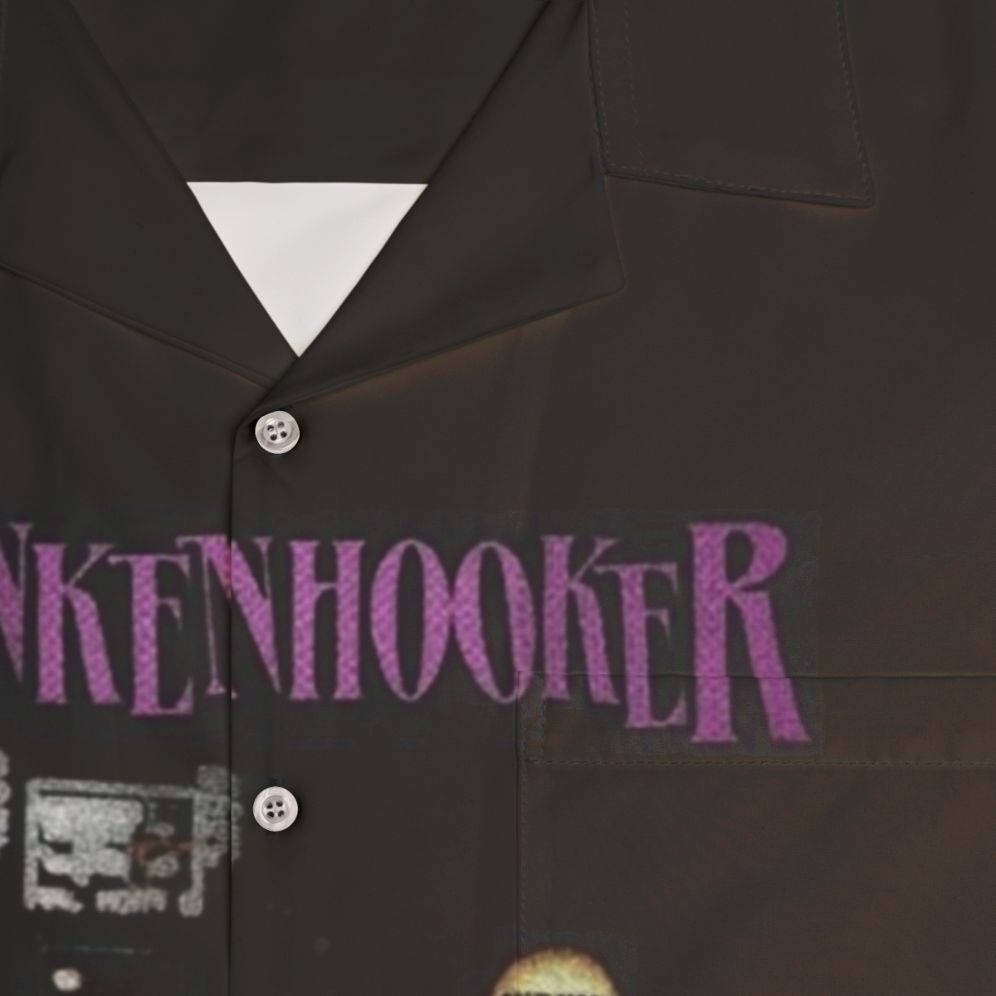 frankenhooker retro horror comedy hawaiian shirt for movie fans - Detail