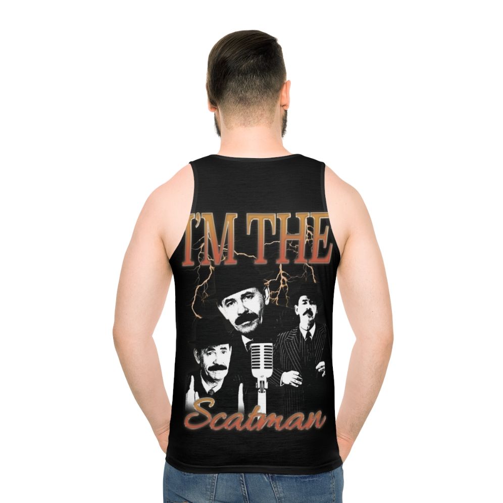 Scatman John 90s Rapper Unisex Tank Top - men back