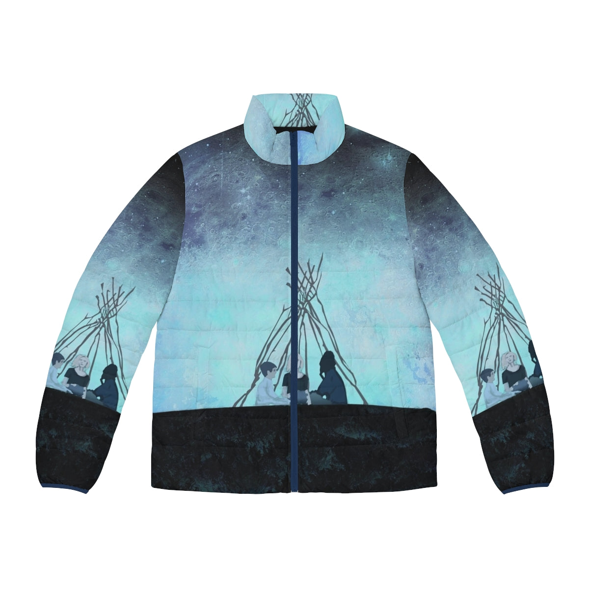 Melancholia Puffer Jacket - Surreal outer space-inspired puffer jacket for the drama and art lover