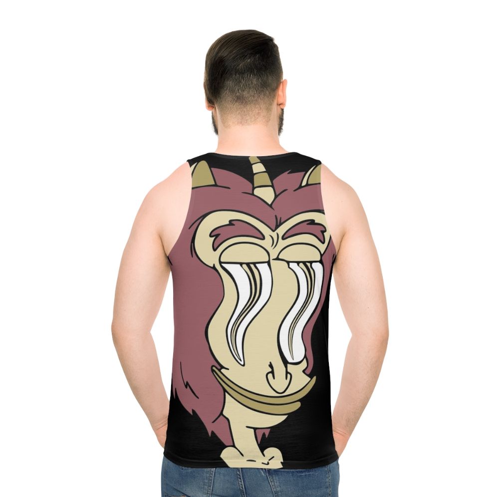 Big Mouth Hormone Monster Unisex Tank Top - men back