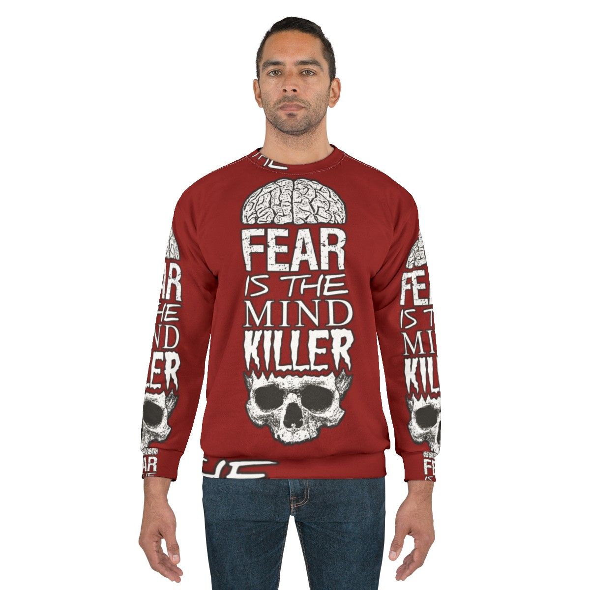 Fear Is The Mind Killer Hardcore Workout Sweatshirt - men