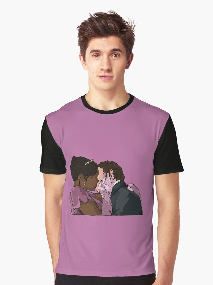 Kanthony Bridgerton graphic t-shirt featuring Kate and Anthony from the Netflix series Bridgerton - Men