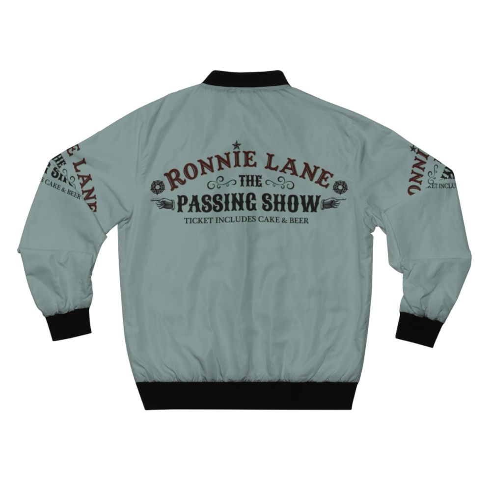 Ronnie Lane's Passing Show Bomber Jacket, a stylish and music-inspired piece - Back