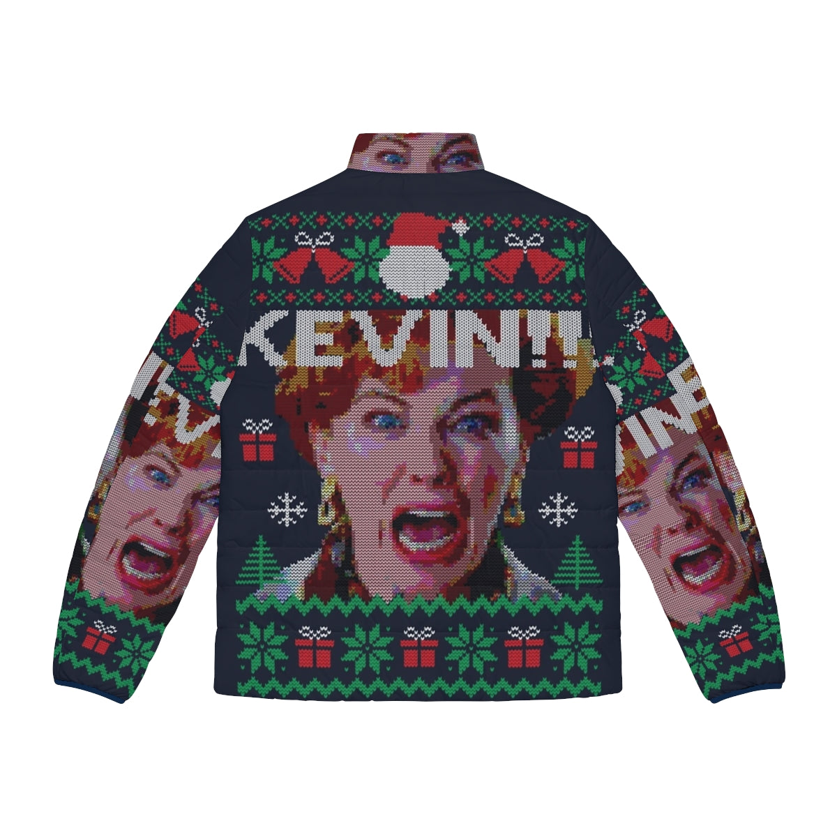 Cozy Kevin Puffer Jacket from the Home Alone movie - Back