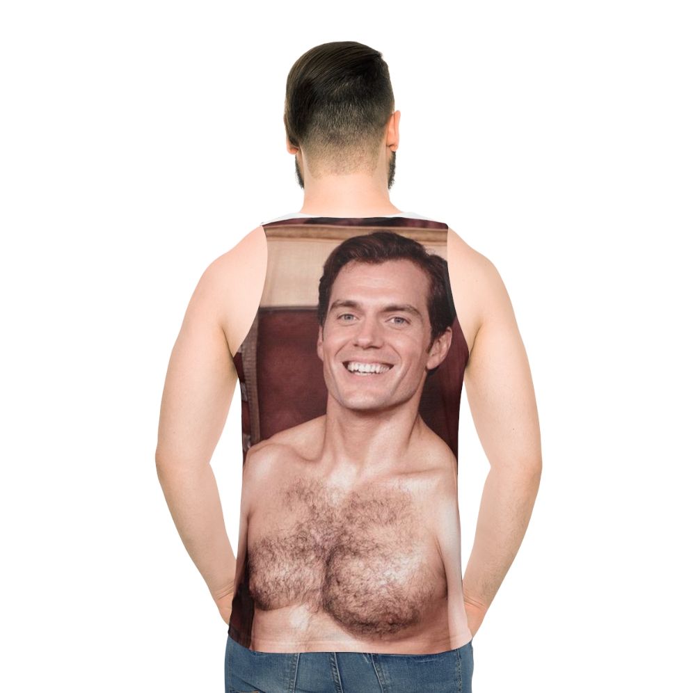 Henry Cavill Inspired Unisex Tank Top - men back