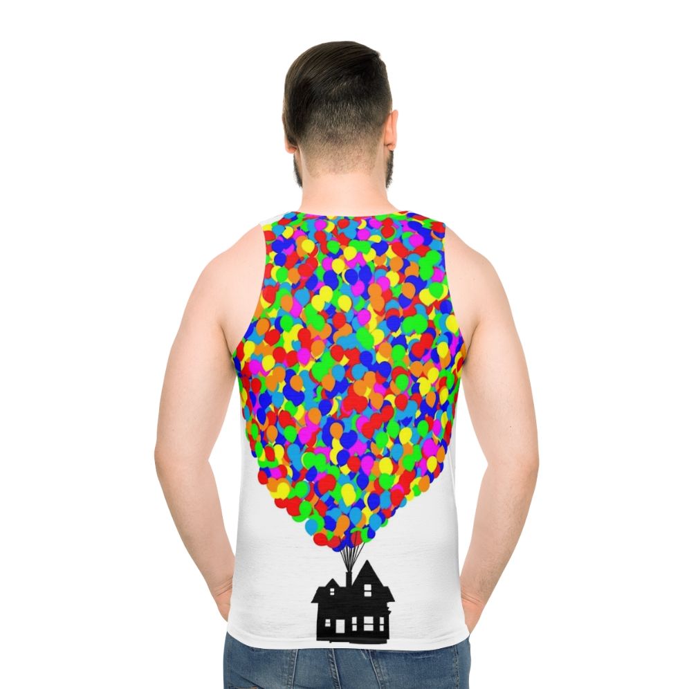 Unisex Disney-Inspired Animation Themed Tank Top - men back