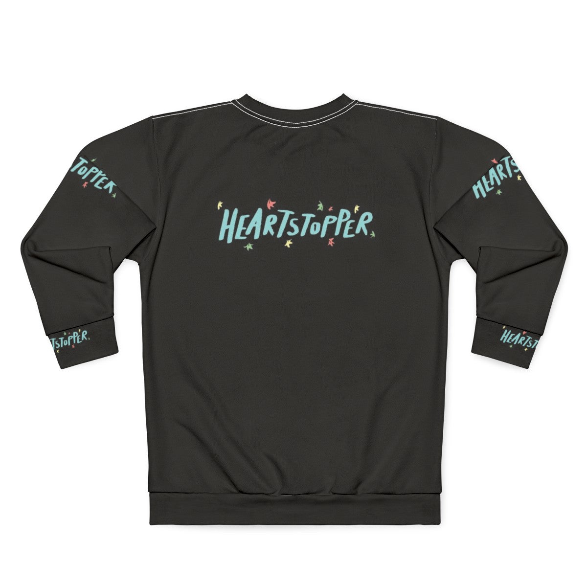 Heartstopper Nick Nelson and Charlie Spring Leaves Sweatshirt - Back