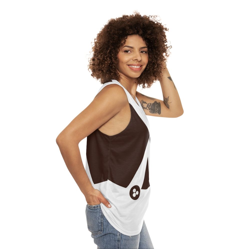 Oompa Loompa Themed Unisex Tank Top - women side