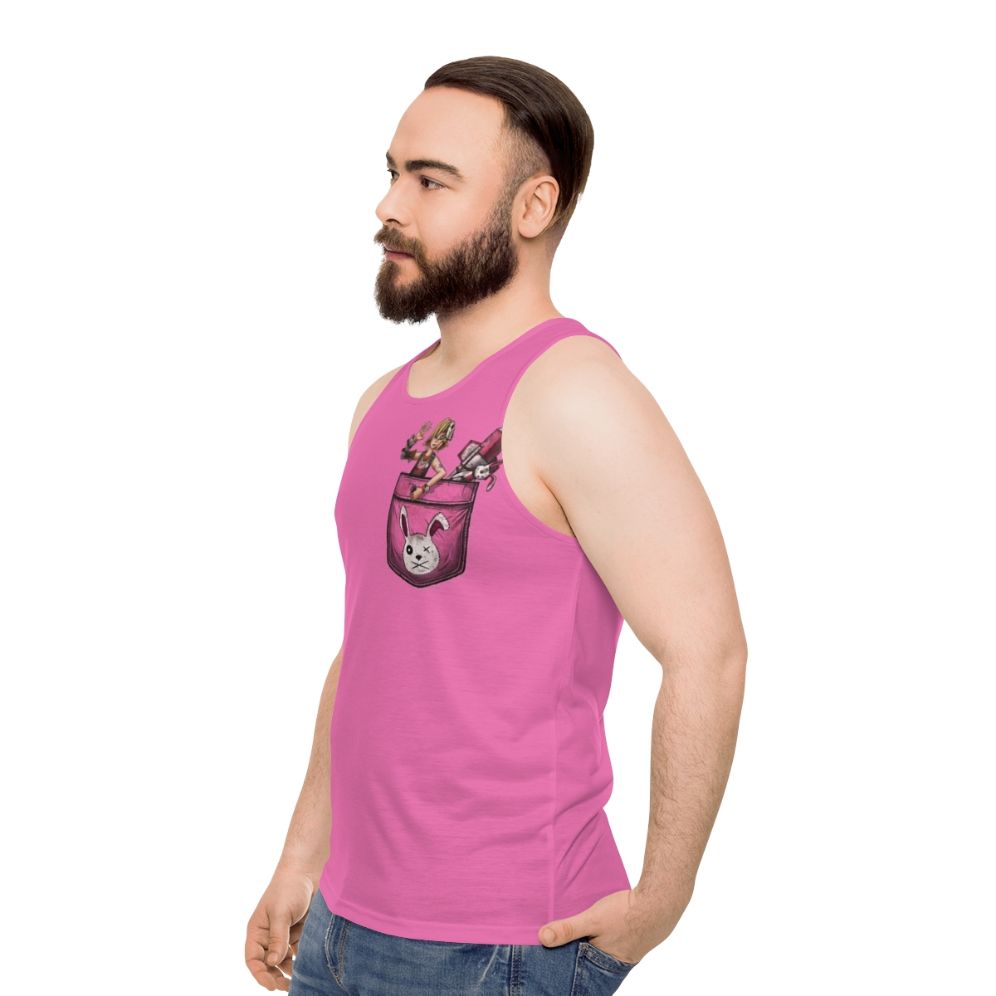 Borderlands Tiny Tina Pocket Unisex Tank Top - men side