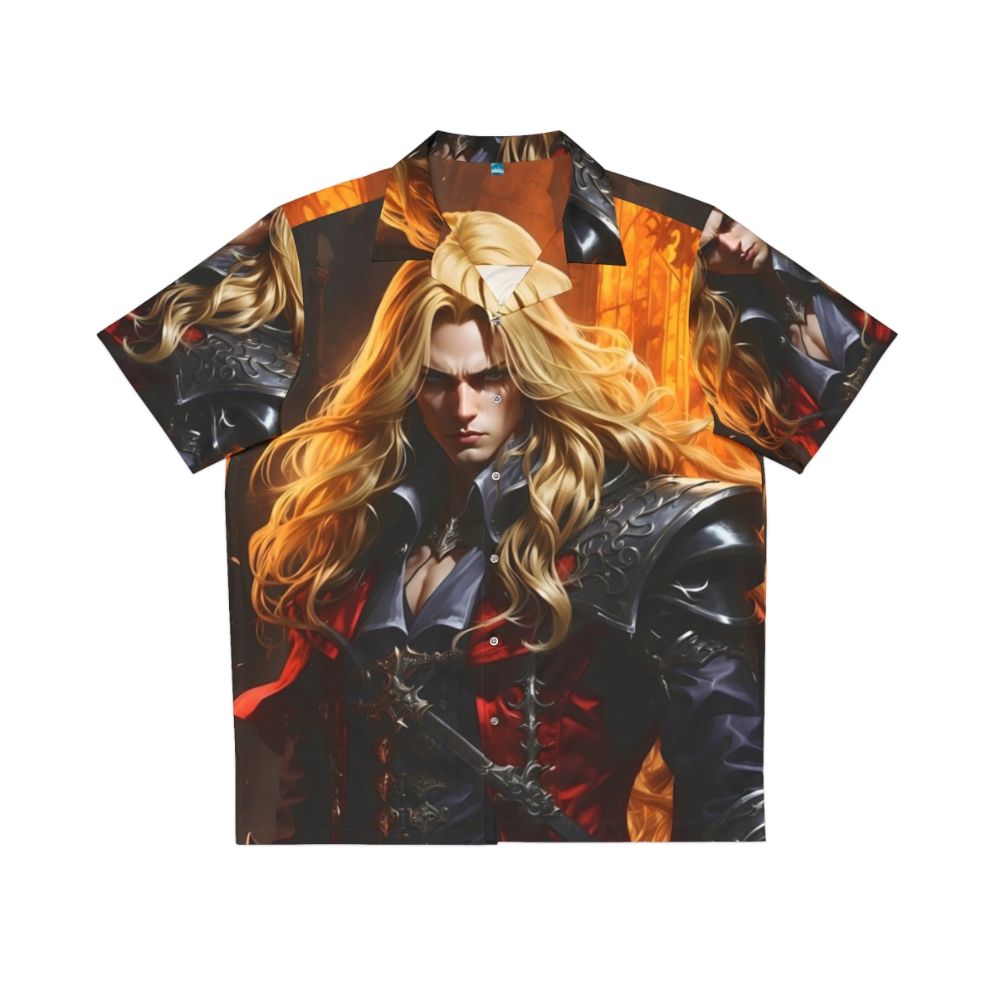 Alucard the Vampire Warrior Castlevania Hawaiian Shirt