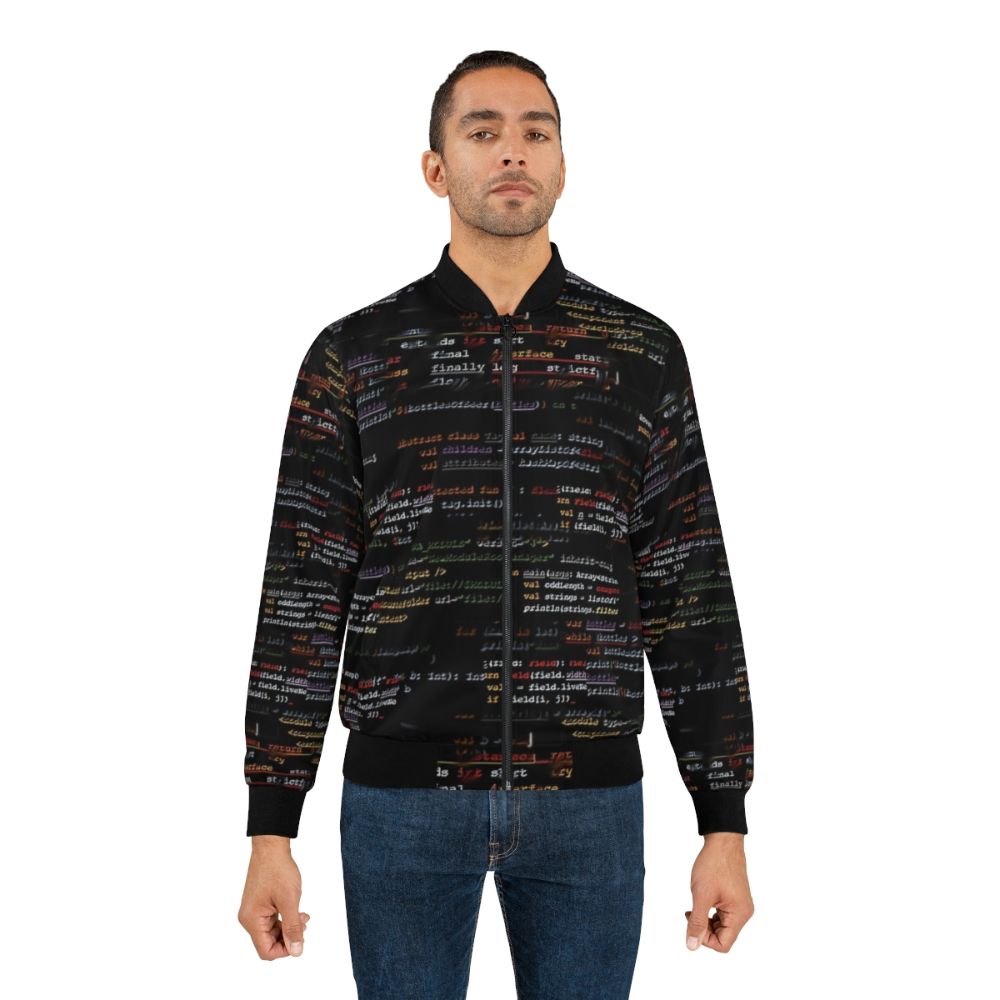 Programmer's Code4 Bomber Jacket - Tech Apparel for Developers - Lifestyle