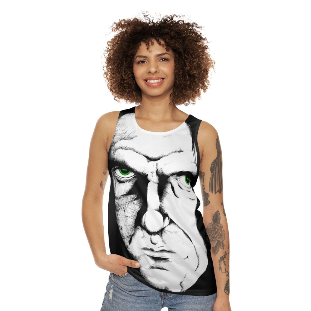 Type O Negative inspired goth metal unisex tank top - women