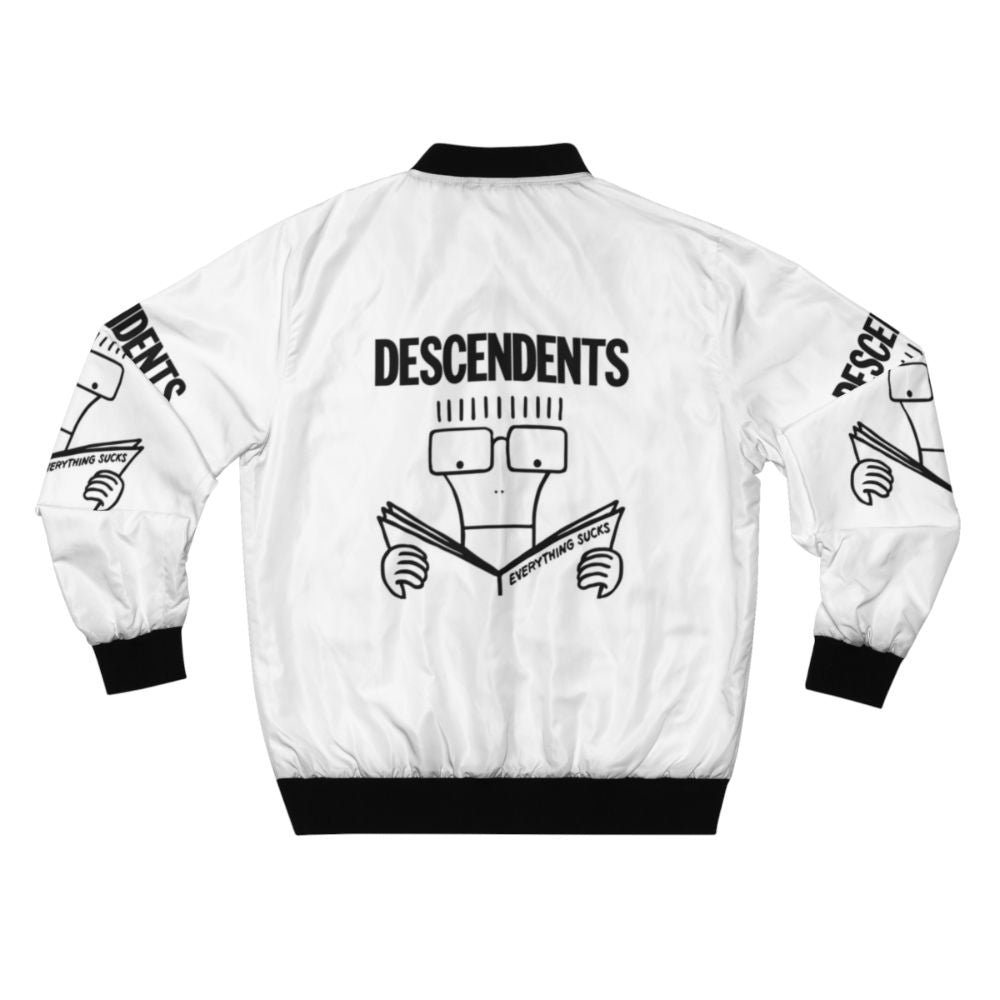 Descendents "Reading Sucks" Punk Rock Bomber Jacket - Back