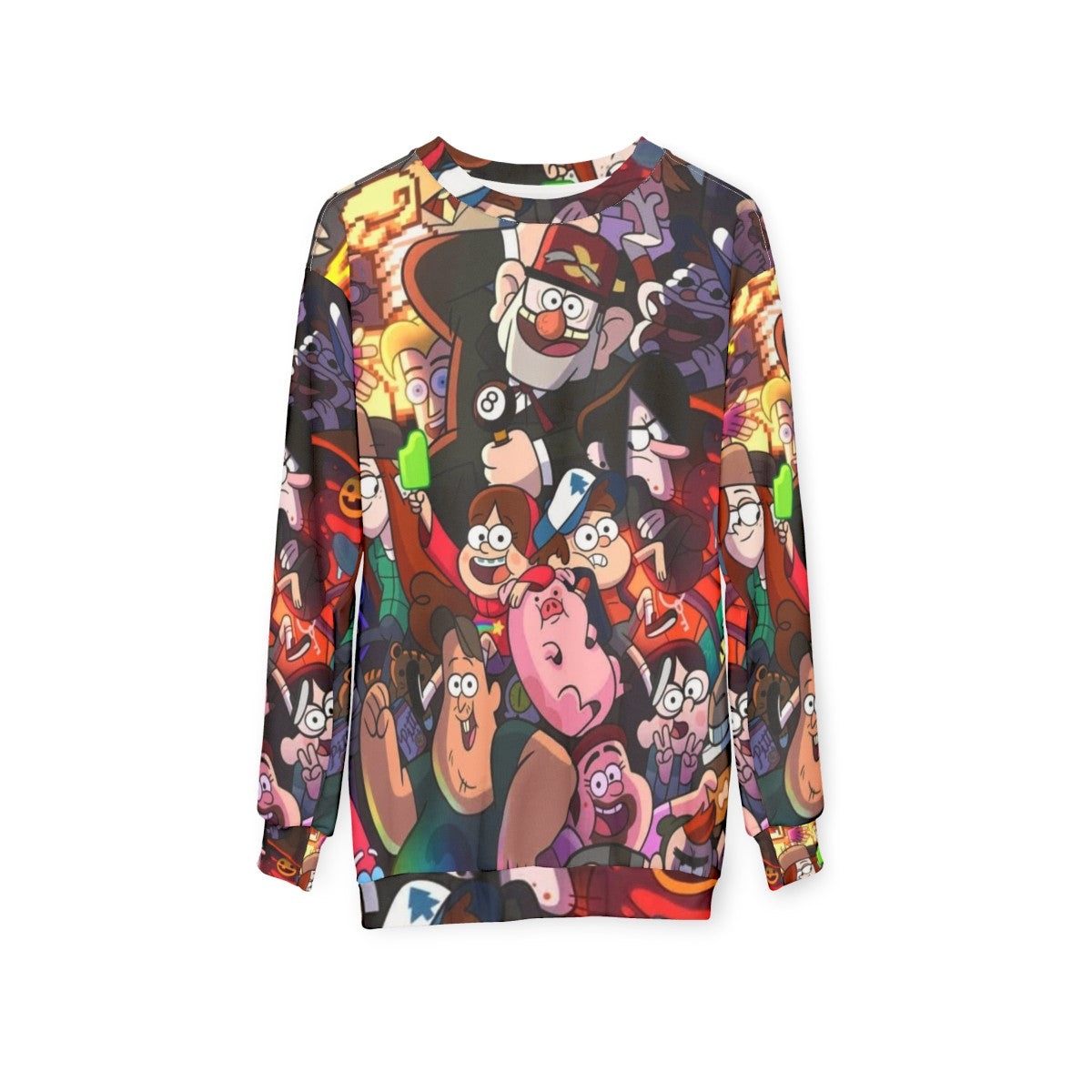 Gravity Falls cartoon sweatshirt - hanging