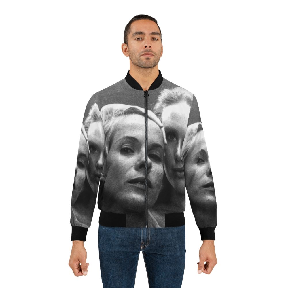 Persona Ingmar Bergman Bomber Jacket featuring iconic film and director imagery - Lifestyle