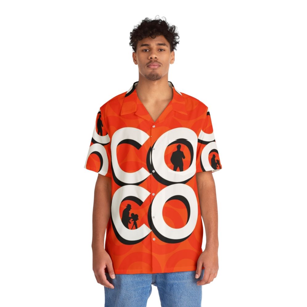 Conan O'Brien Coco Typography Hawaiian Shirt - People Front