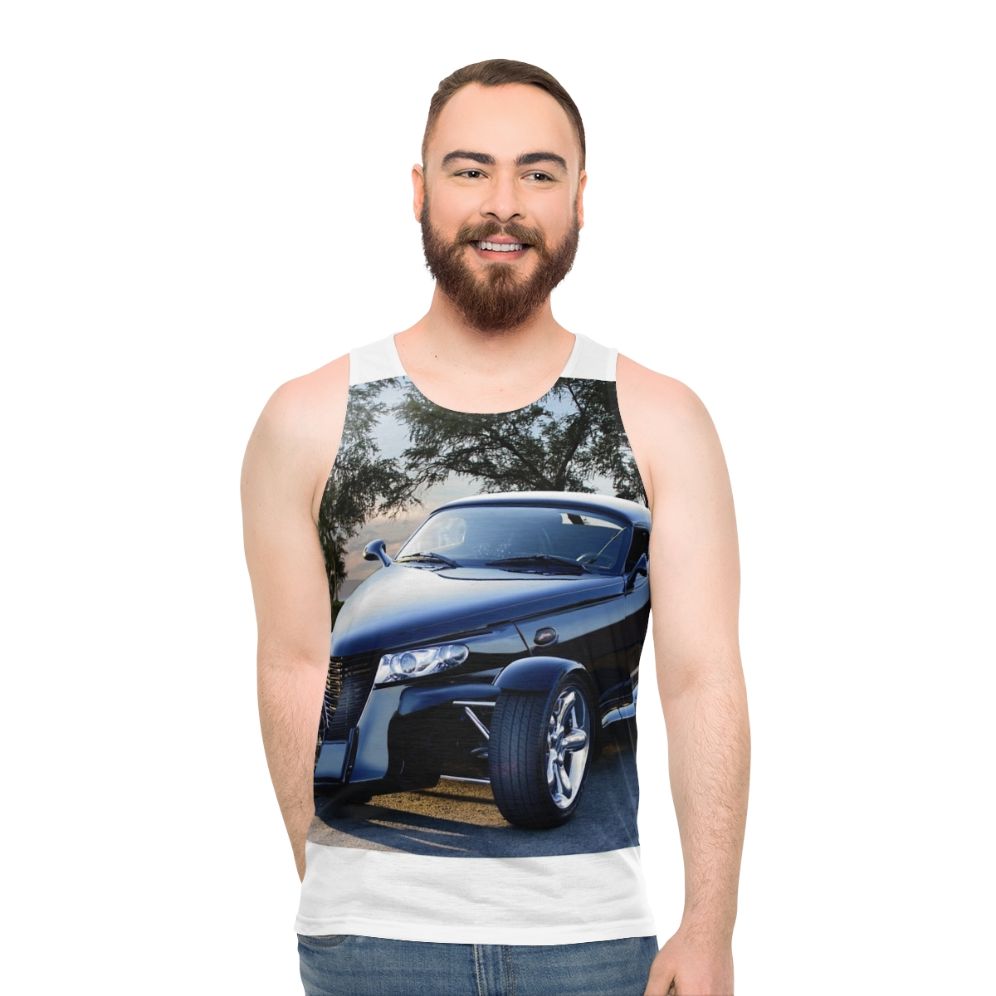 2000 Plymouth Prowler Panther 3 Unisex Race Car Tank Top - men